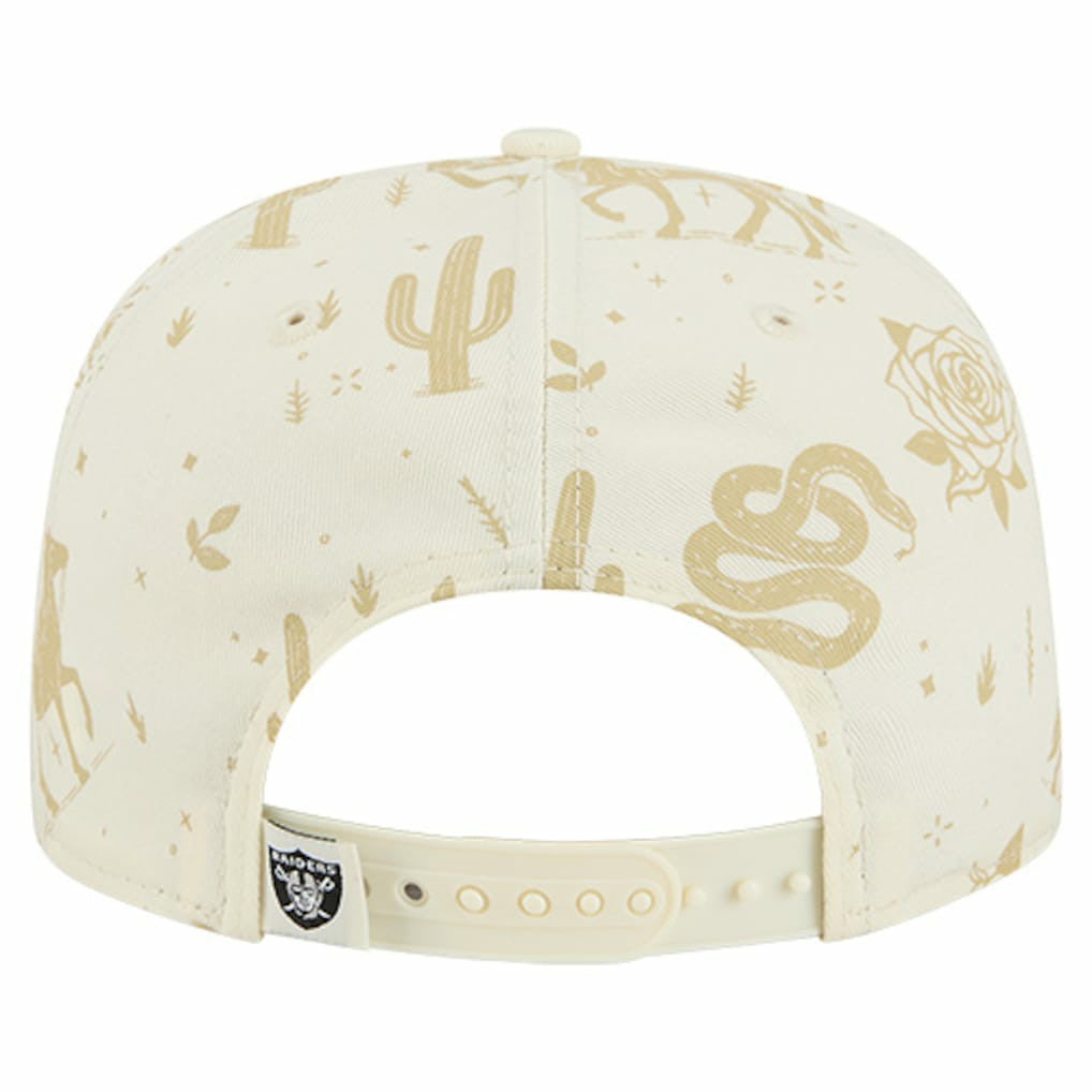 Las Vegas Raiders New Era Desert Rose 19TWENTY Adjustable Hat Cream - NFL