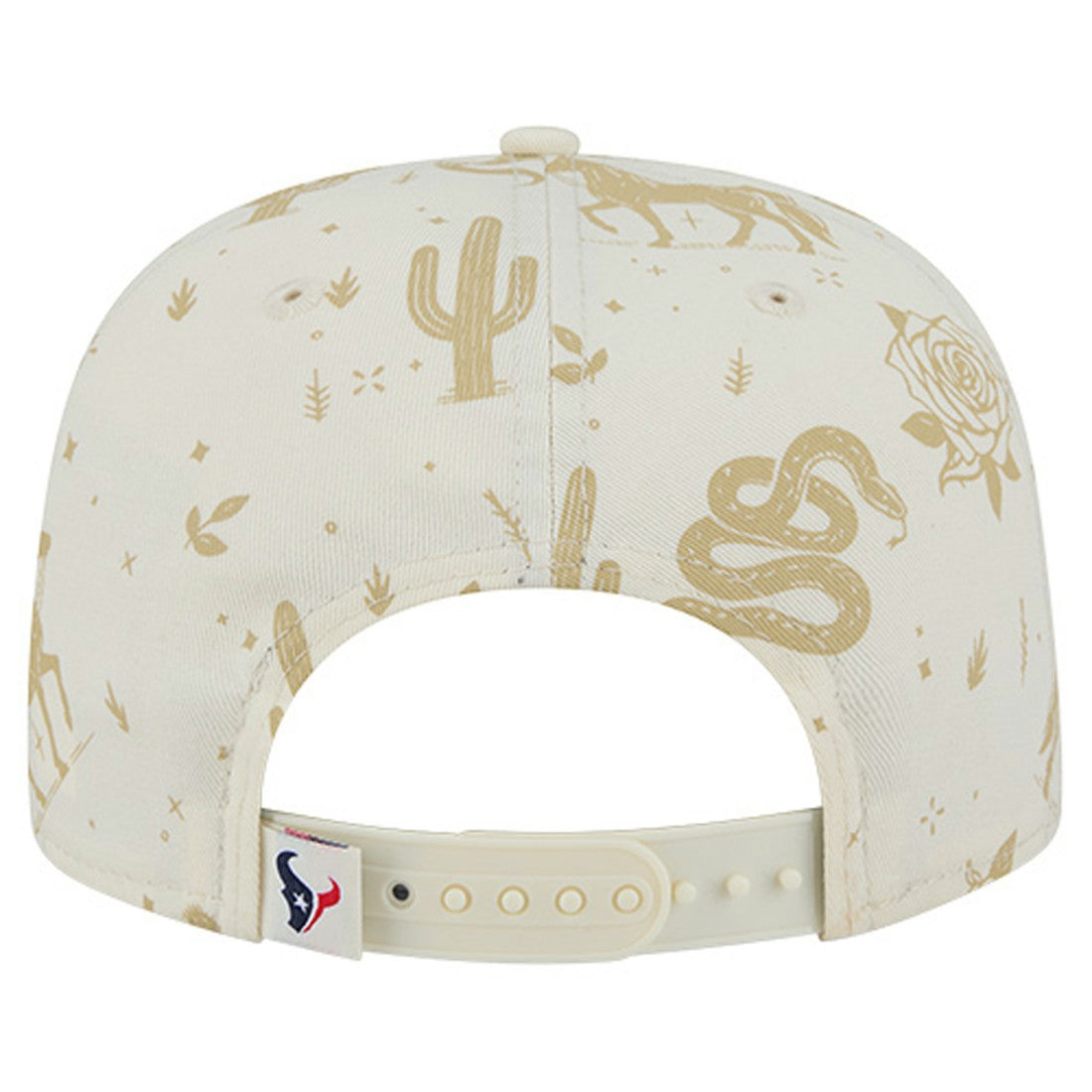 Houston Texans New Era Desert Rose 19TWENTY Adjustable Hat Cream - NFL
