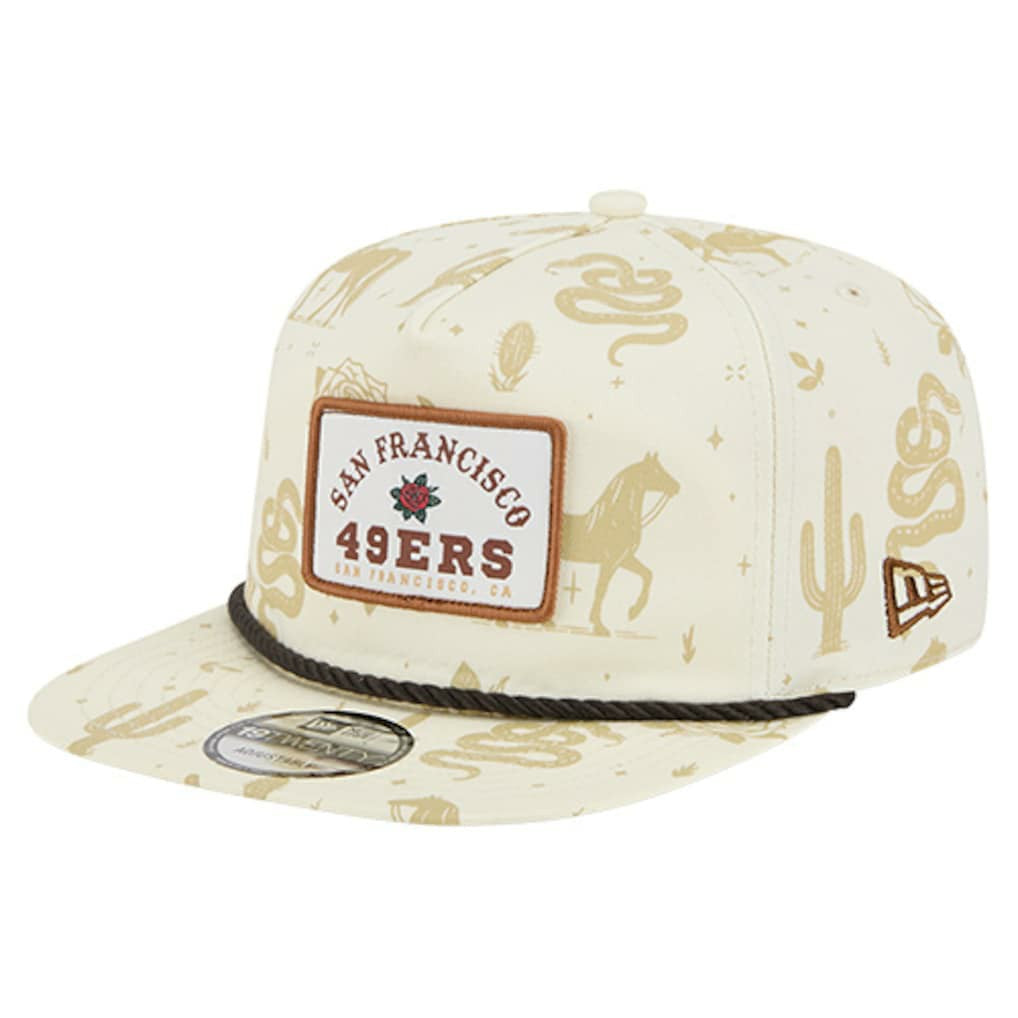 San Francisco 49ers New Era Desert Rose 19TWENTY Adjustable Hat Cream - NFL