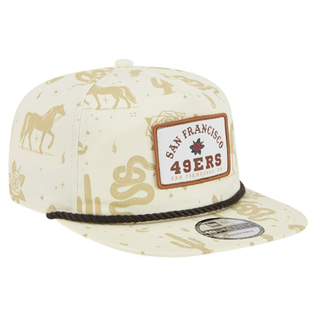 San Francisco 49ers New Era Desert Rose 19TWENTY Adjustable Hat Cream - NFL