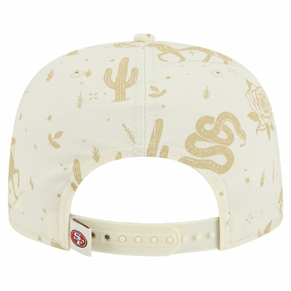 San Francisco 49ers New Era Desert Rose 19TWENTY Adjustable Hat Cream - NFL