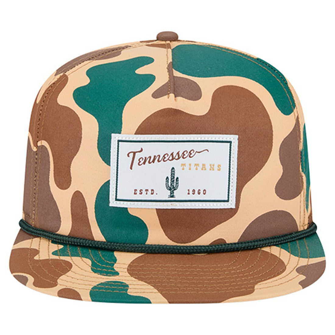 Tennessee Titans New Era Duck Rope 19TWENTY Snapback Hat Camo - NFL