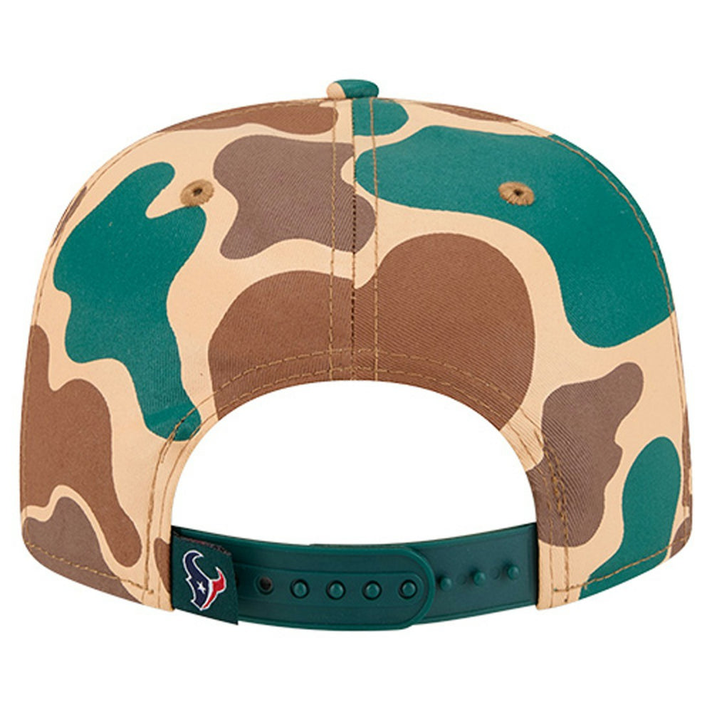 Houston Texans New Era Duck Rope 19TWENTY Snapback Hat Camo - NFL