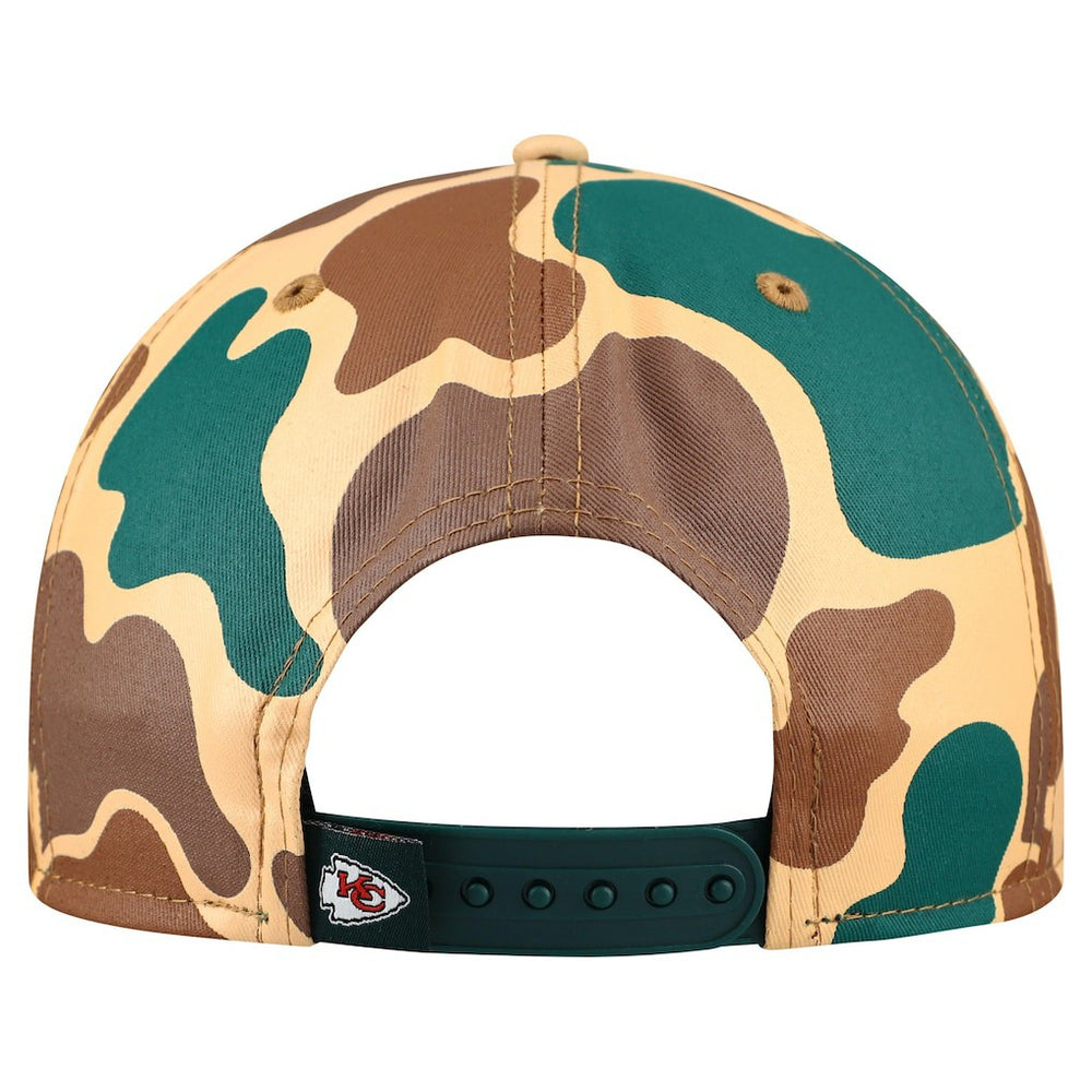 Kansas City Chiefs New Era Duck Rope 19TWENTY Snapback Hat Camo - NFL