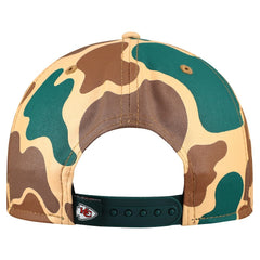 Kansas City Chiefs New Era Duck Rope 19TWENTY Snapback Hat Camo - NFL