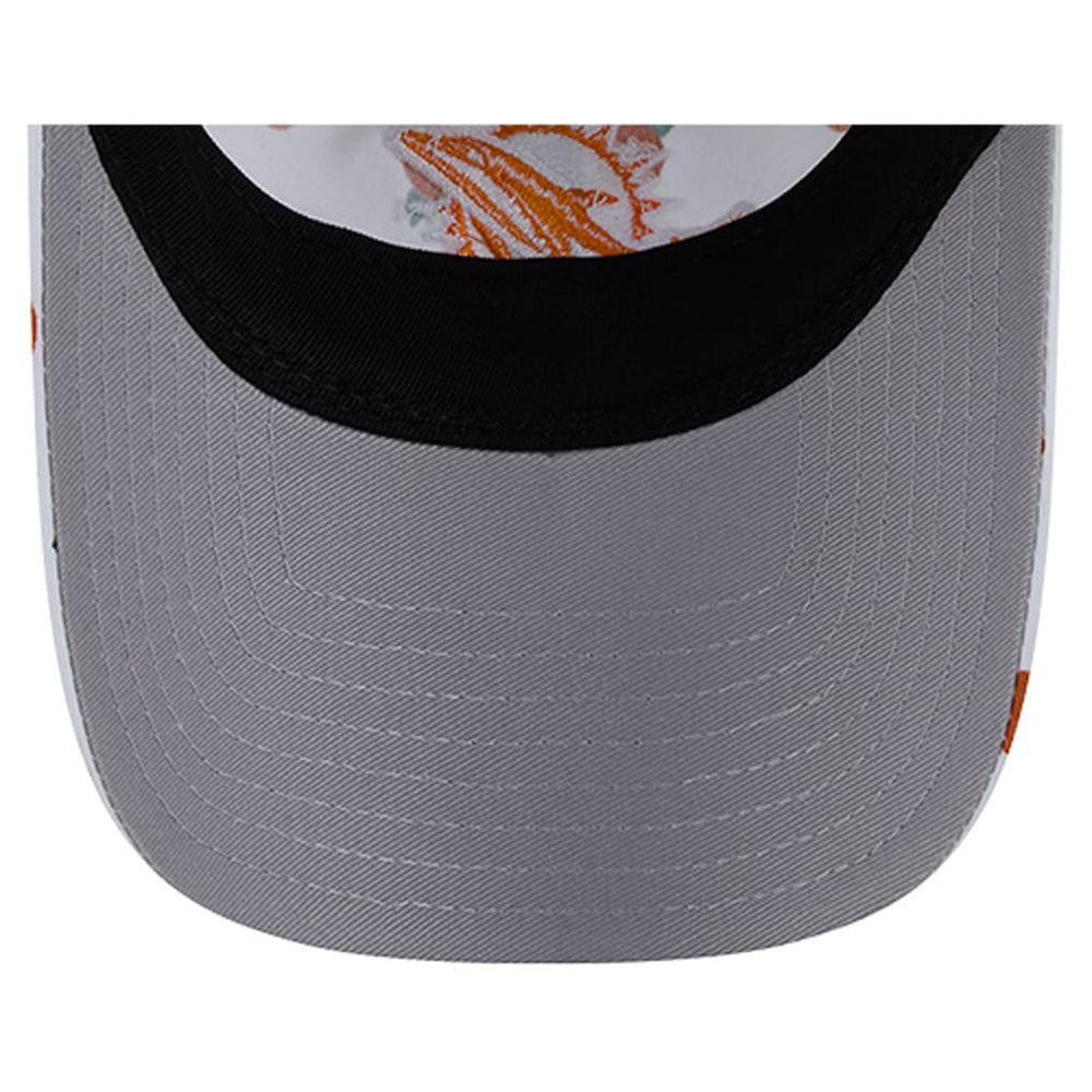 Miami Dolphins New Era Women's Fruit Pattern 9TWENTY Adjustable Hat White - NFL