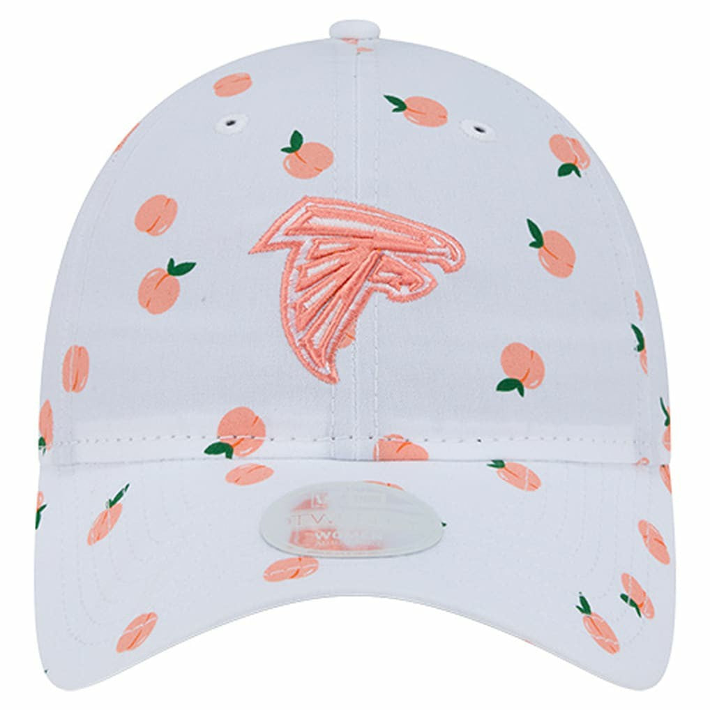 Atlanta Falcons New Era Women's Fruit Pattern 9TWENTY Adjustable Hat White - NFL