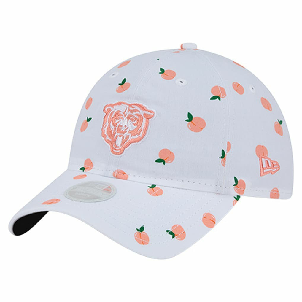 Chicago Bears New Era Women's Fruit Pattern 9TWENTY Adjustable Hat White - NFL