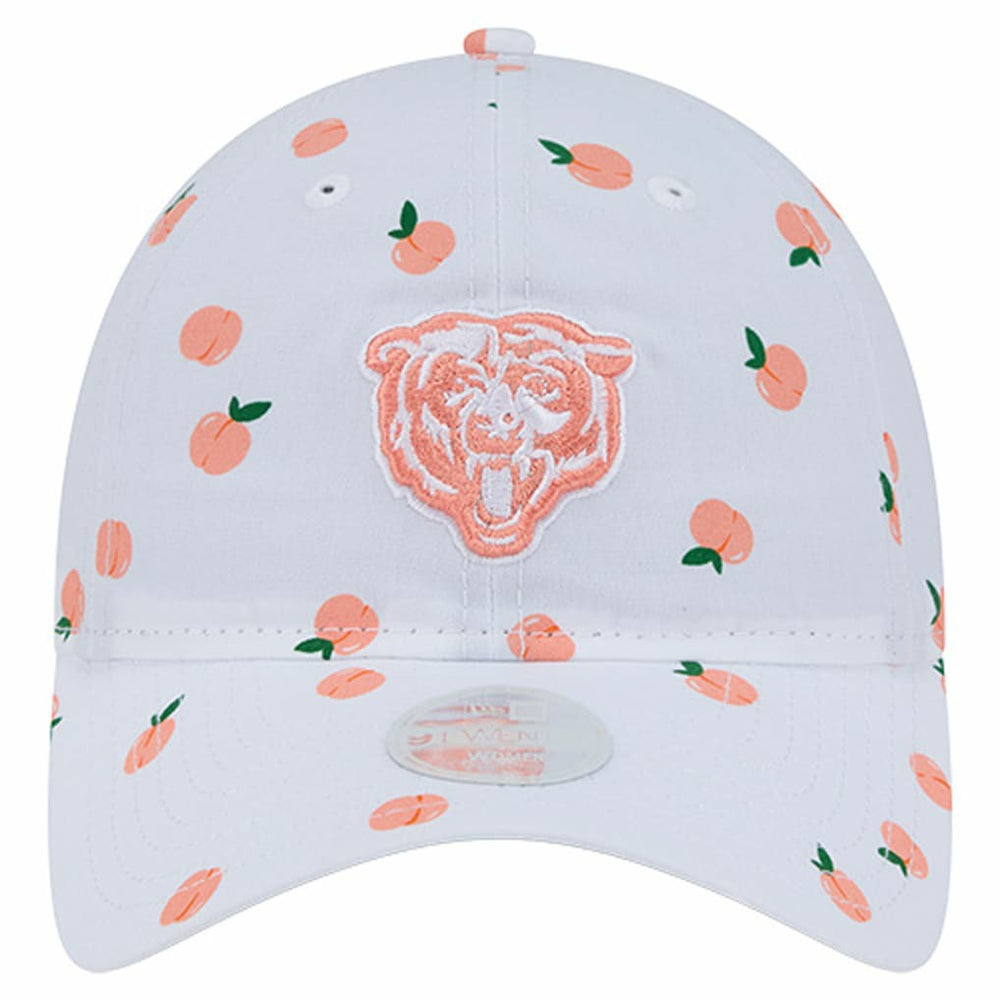 Chicago Bears New Era Women's Fruit Pattern 9TWENTY Adjustable Hat White - NFL