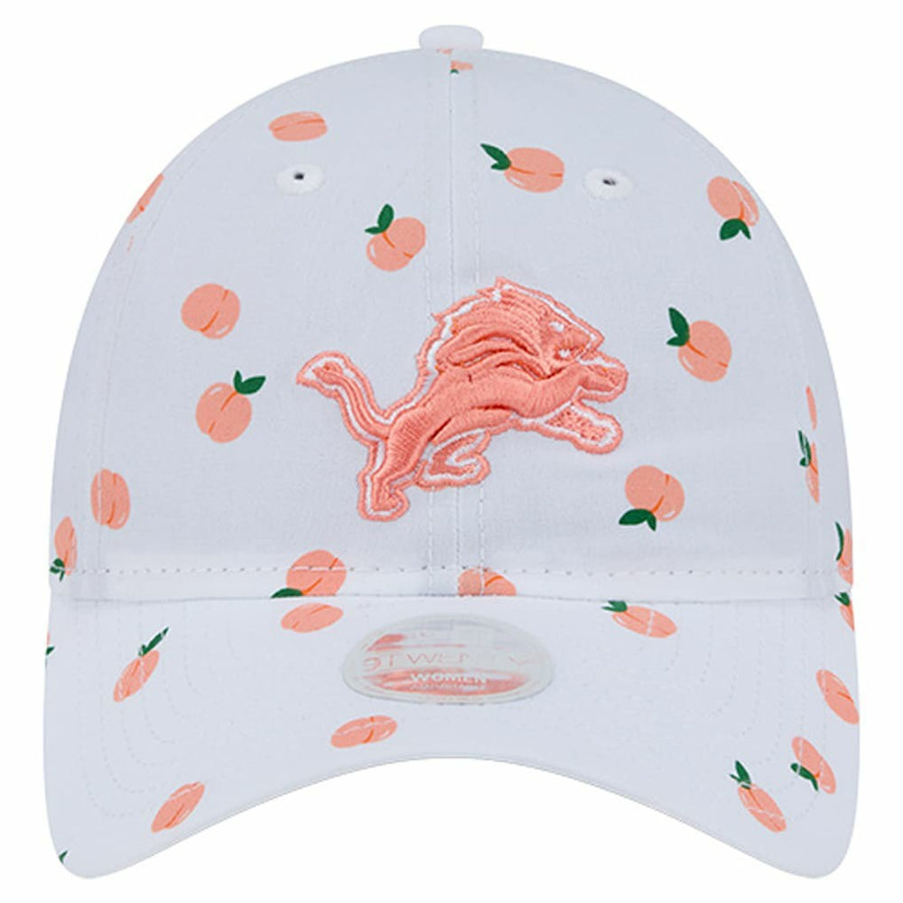 Detroit Lions New Era Women's Fruit Pattern 9TWENTY Adjustable Hat White - NFL
