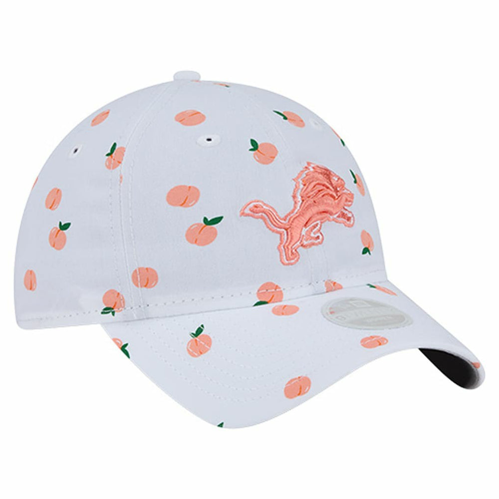 Detroit Lions New Era Women's Fruit Pattern 9TWENTY Adjustable Hat White - NFL