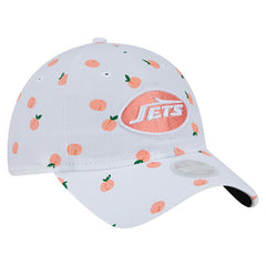 New York Jets New Era Women's Fruit Pattern 9TWENTY Adjustable Hat White - NFL