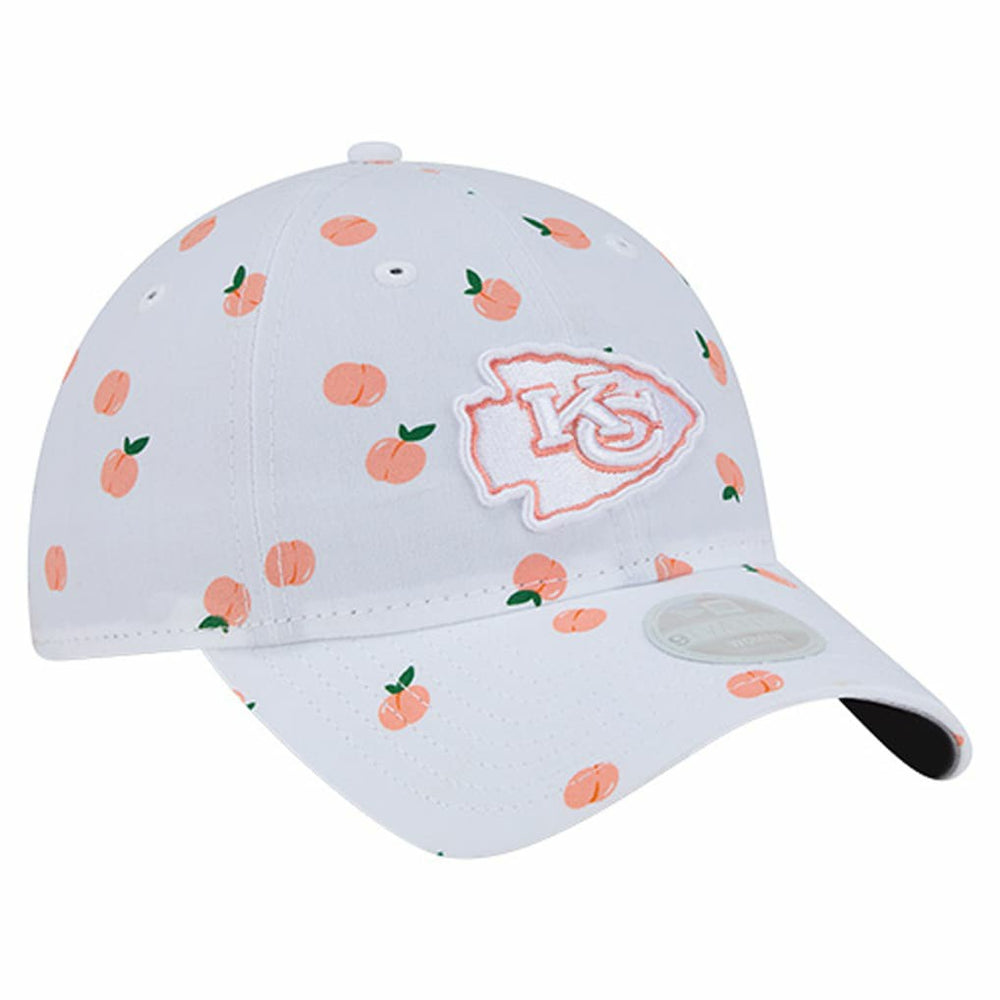 Kansas City Chiefs New Era Women's Fruit Pattern 9TWENTY Adjustable Hat White - NFL