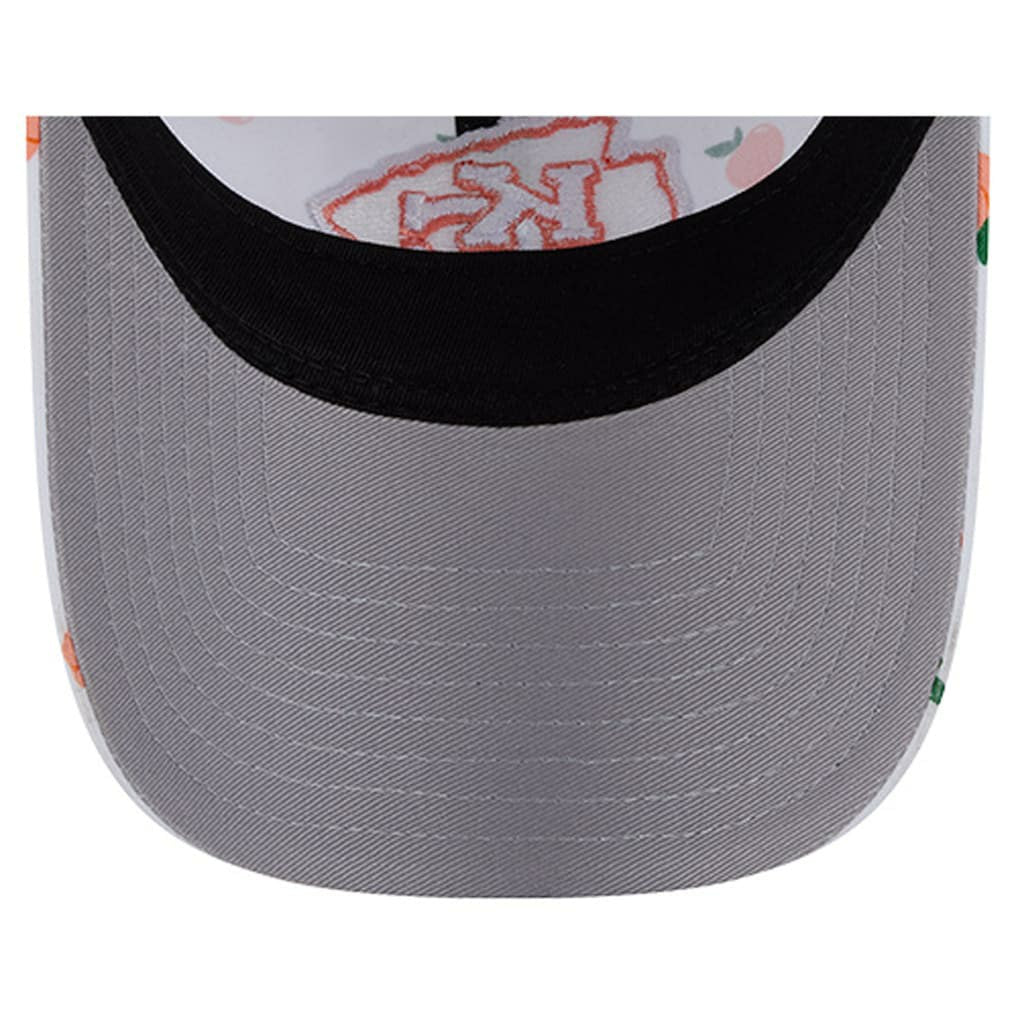 Kansas City Chiefs New Era Women's Fruit Pattern 9TWENTY Adjustable Hat White - NFL