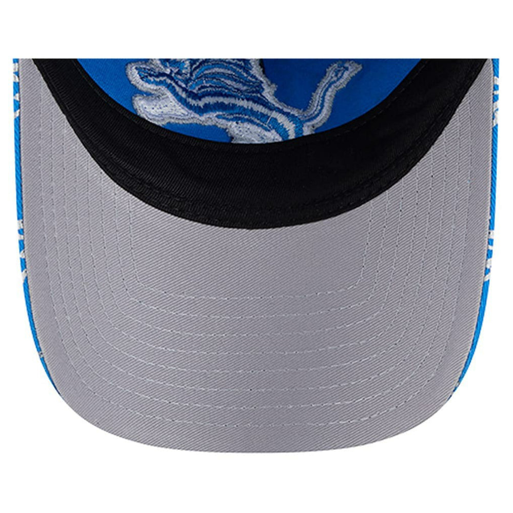 Detroit Lions New Era Women's Ribbon 9TWENTY Adjustable Hat Blue - NFL