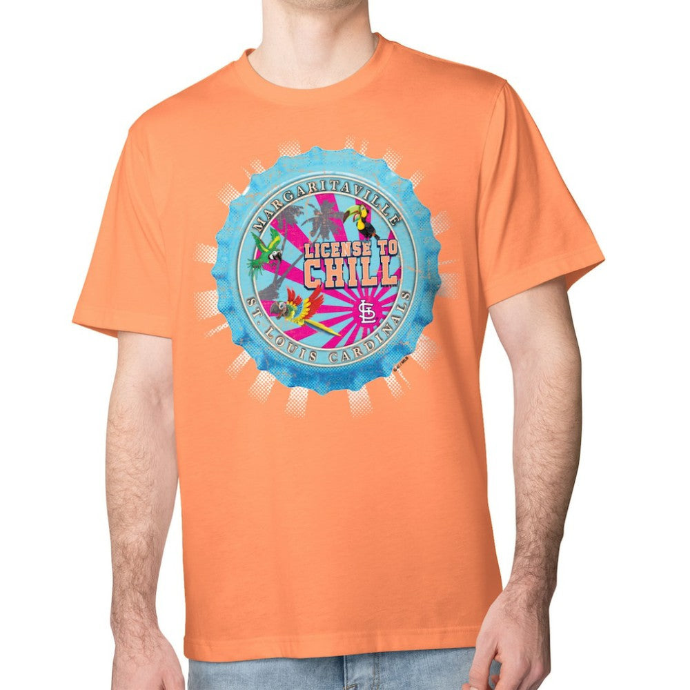 St. Louis Cardinals Margaritaville Chill Bottle Cap Classic T-Shirt Online