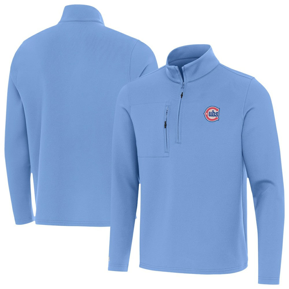 Chicago Cubs Antigua Alternate Logo Insider Quarter-Zip Pullover Online