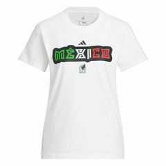 Adidas Mexico National Team Women's Jerseys Hook T-Shirts - White