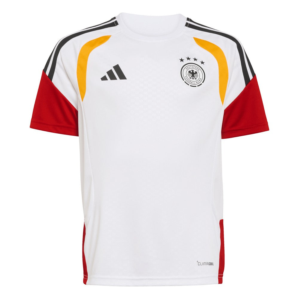 Adidas Germany National Team Youth FIFA x World Cup 2026 Tiro Training Jerseys - White