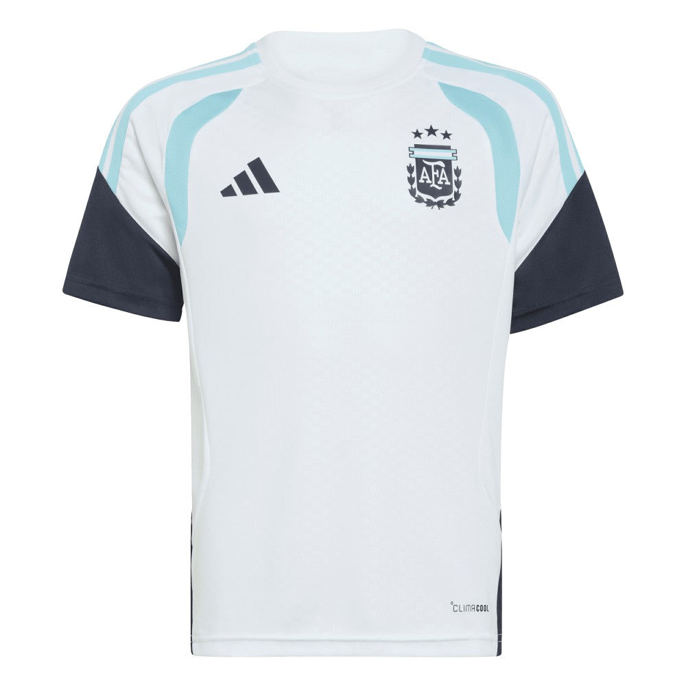 Adidas Argentina National Team Youth FIFA x World Cup 2026 Tiro Training Jerseys - White
