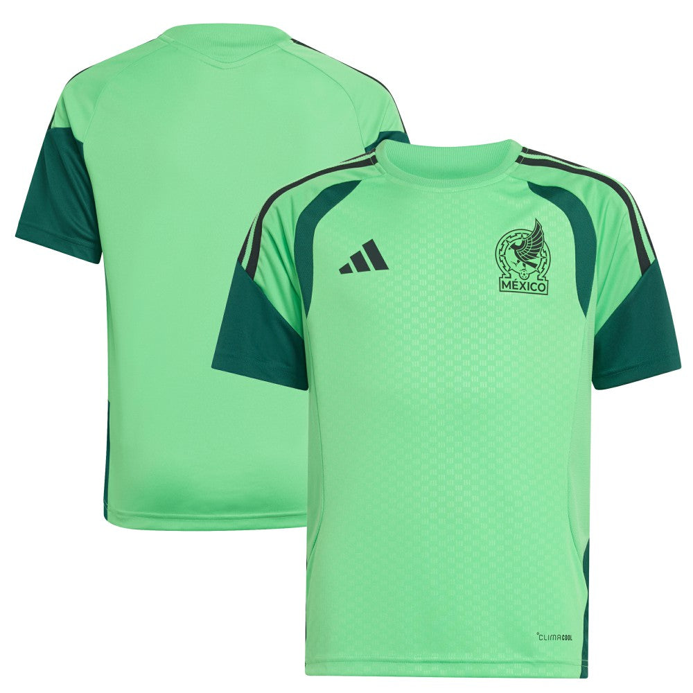 Adidas Mexico National Team Youth FIFA x World Cup 2026 Tiro Training Jerseys - Green