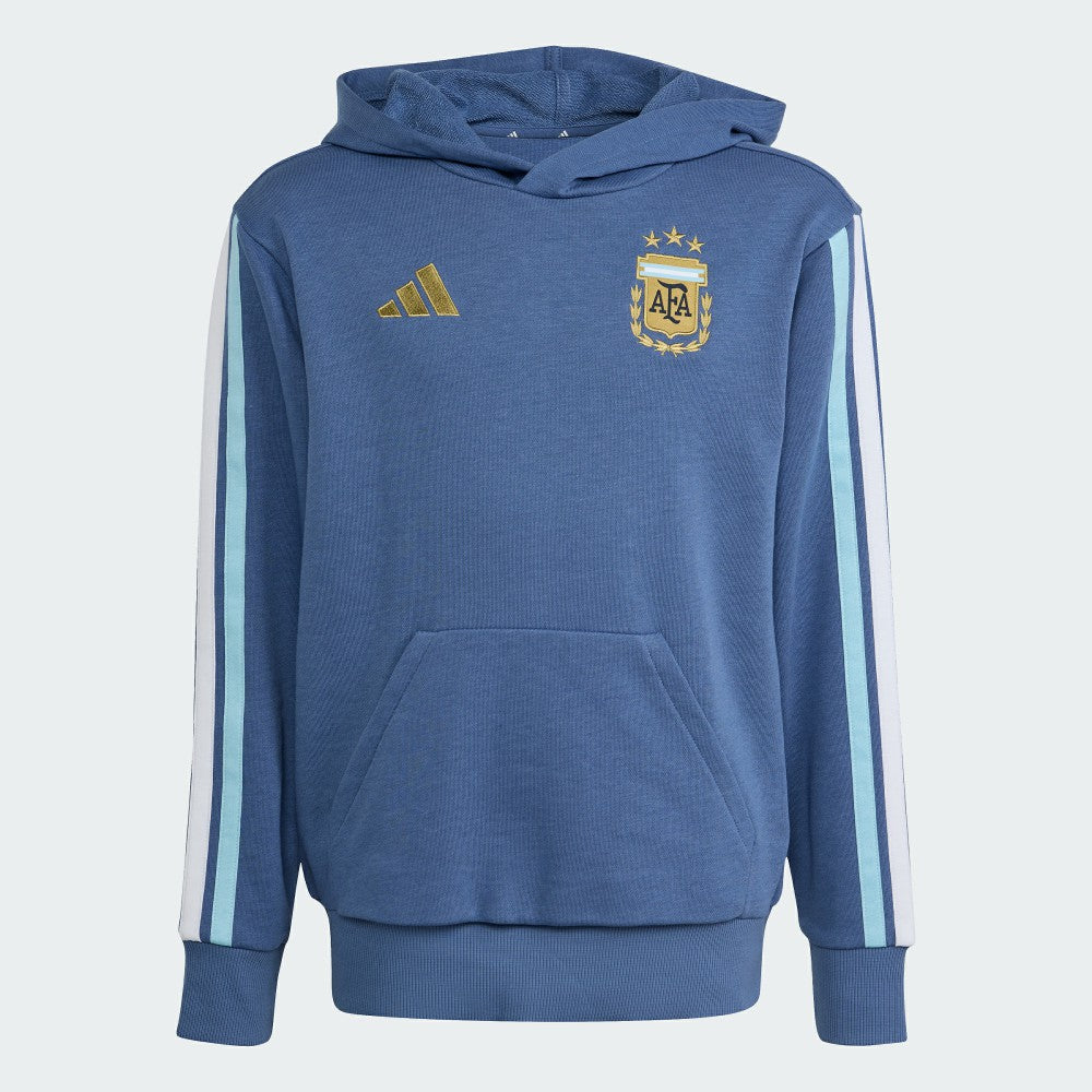 Adidas Argentina National Team Youth FIFA x World Cup Alphaskin Hoodie - Blue
