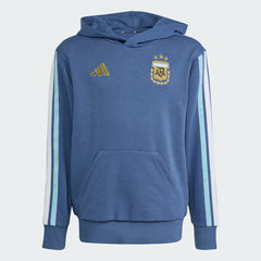 Adidas Argentina National Team Youth FIFA x World Cup Alphaskin Hoodie - Blue