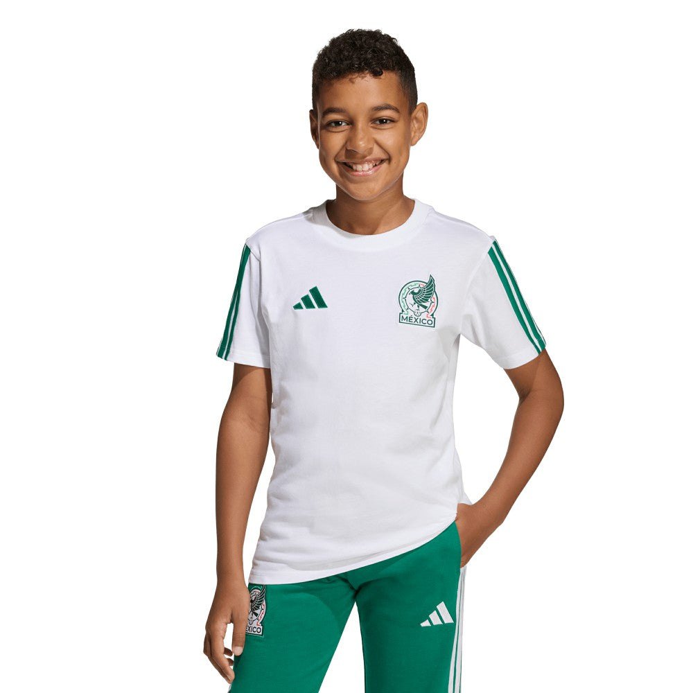 Adidas Mexico National Team Youth FIFA x World Cup Alphaskin T-Shirts - White