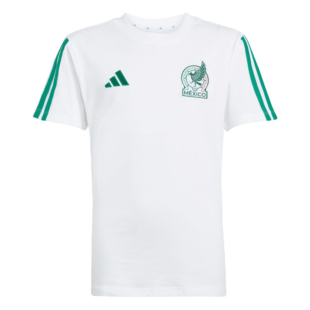 Adidas Mexico National Team Youth FIFA x World Cup Alphaskin T-Shirts - White