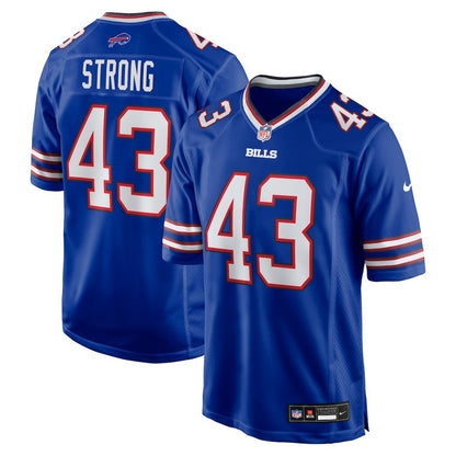 Dorian Strong Buffalo Bills Team Game Jersey - Royal | NFL Jerseys
