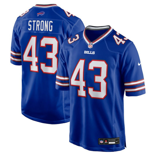 Dorian Strong Buffalo Bills Team Game Jersey - Royal | NFL Jerseys