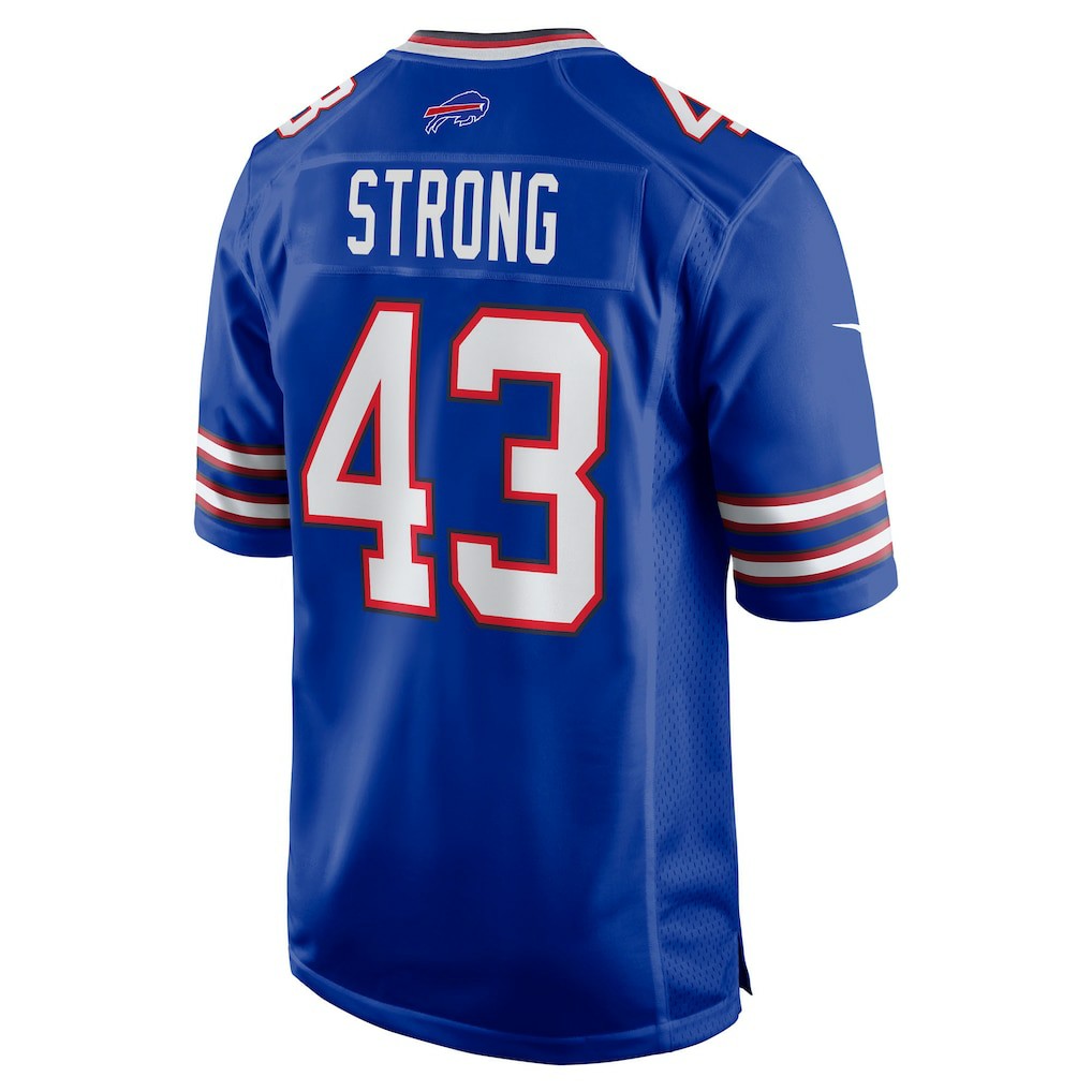 Dorian Strong Buffalo Bills Team Game Jersey - Royal | NFL Jerseys