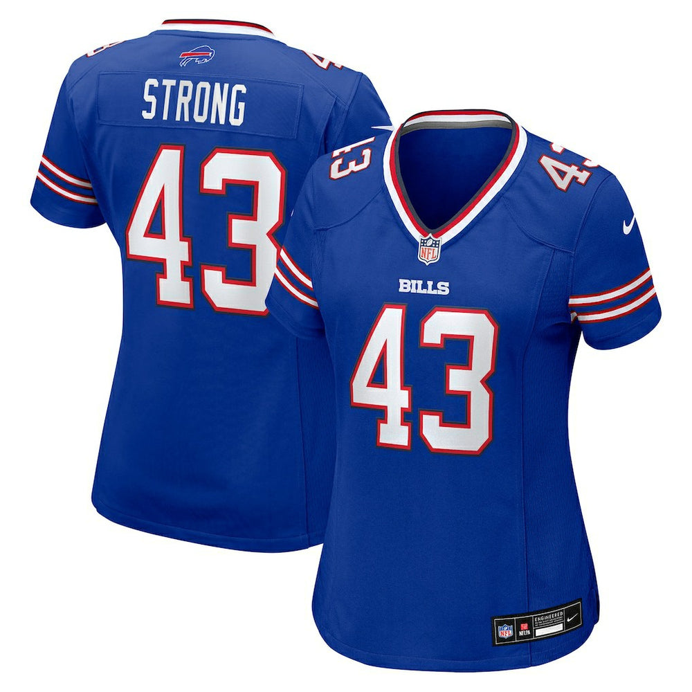 Dorian Strong Buffalo Bills Women's Team Game Jersey Royal - Nike