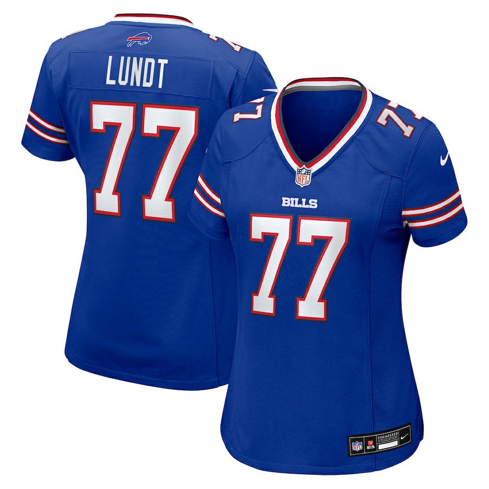 Chase Lundt Buffalo Bills Women's Team Game Jersey Royal - Nike
