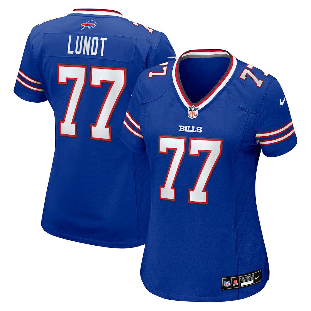 Chase Lundt Buffalo Bills Women's Team Game Jersey Royal - Nike