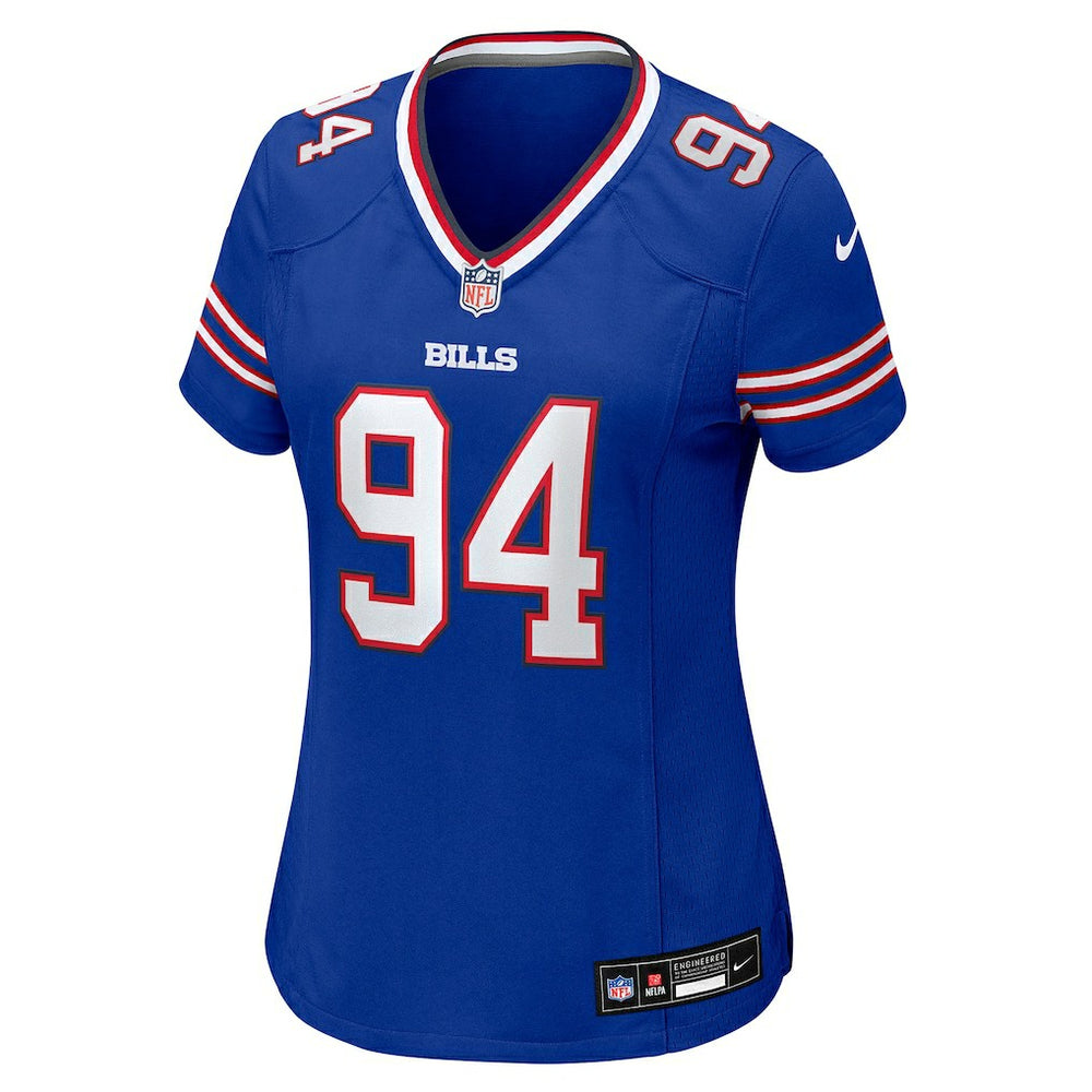 Landon Jackson Buffalo Bills Women's Team Game Jersey Royal - Nike
