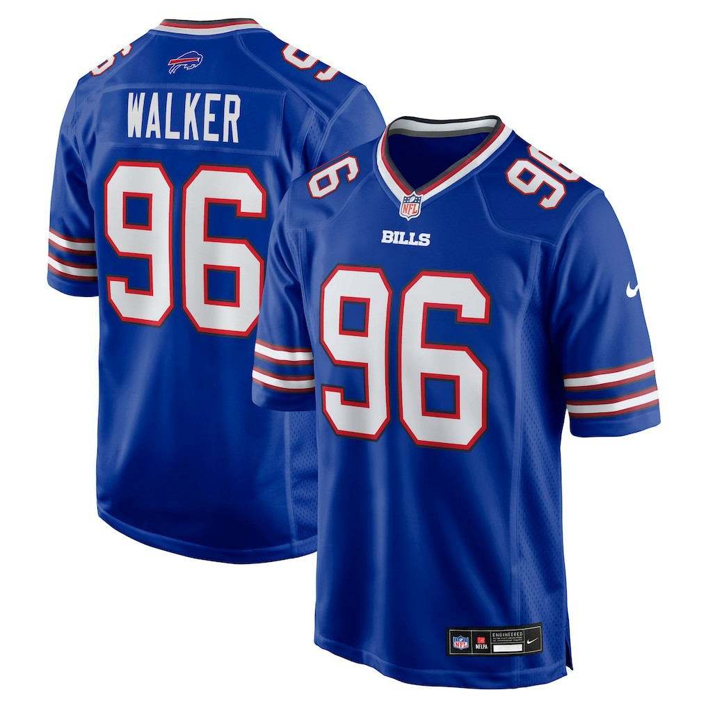 Deone Walker Buffalo Bills Team Game Jersey Royal - Nike