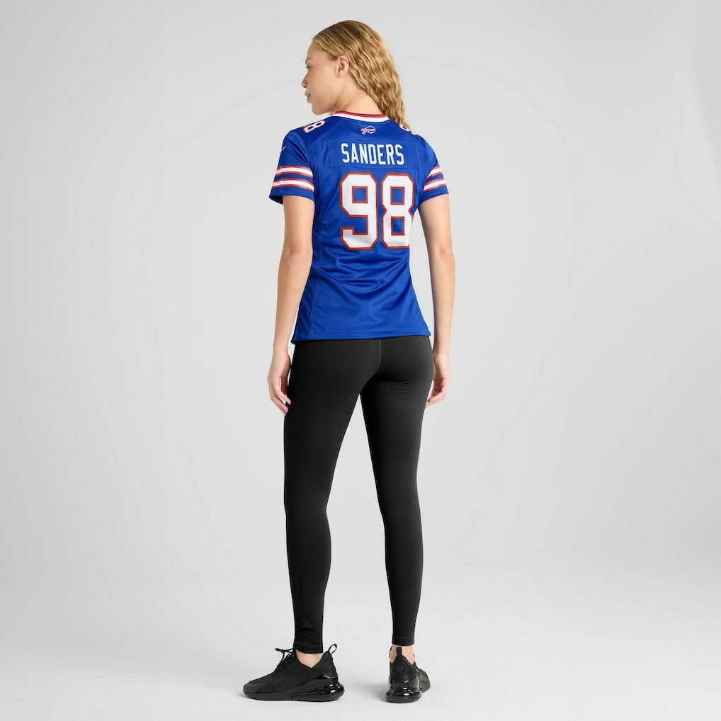 T.J. Sanders Buffalo Bills Women's Team Game Jersey Royal - Nike