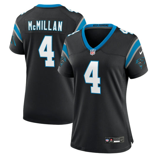 Tetairoa McMillan Carolina Panthers Women's Team Game Jersey - Black | NFL Jerseys