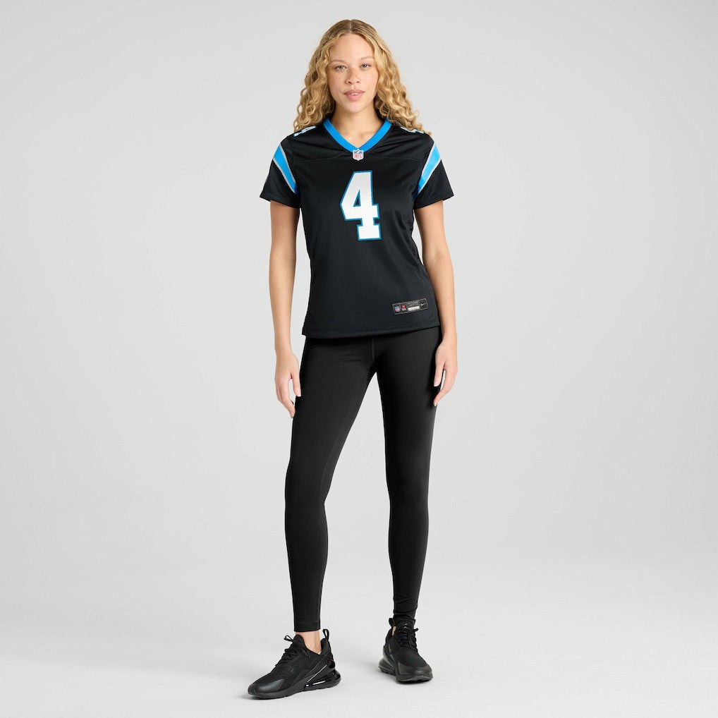 Tetairoa McMillan Carolina Panthers Women's Team Game Jersey Black - Nike
