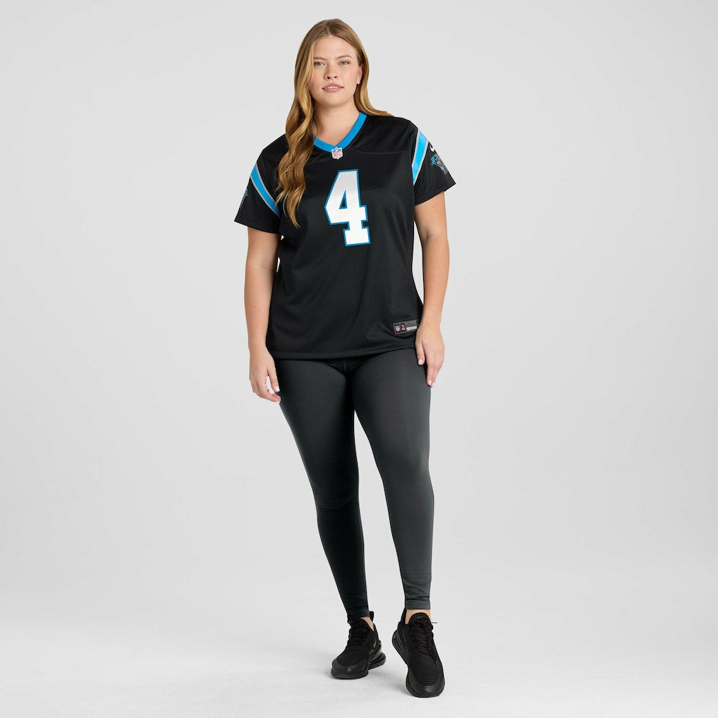 Tetairoa McMillan Carolina Panthers Women's Team Game Jersey Black - Nike