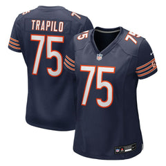 Ozzy Trapilo Chicago Bears Women's Team Game Jersey Navy - Nike