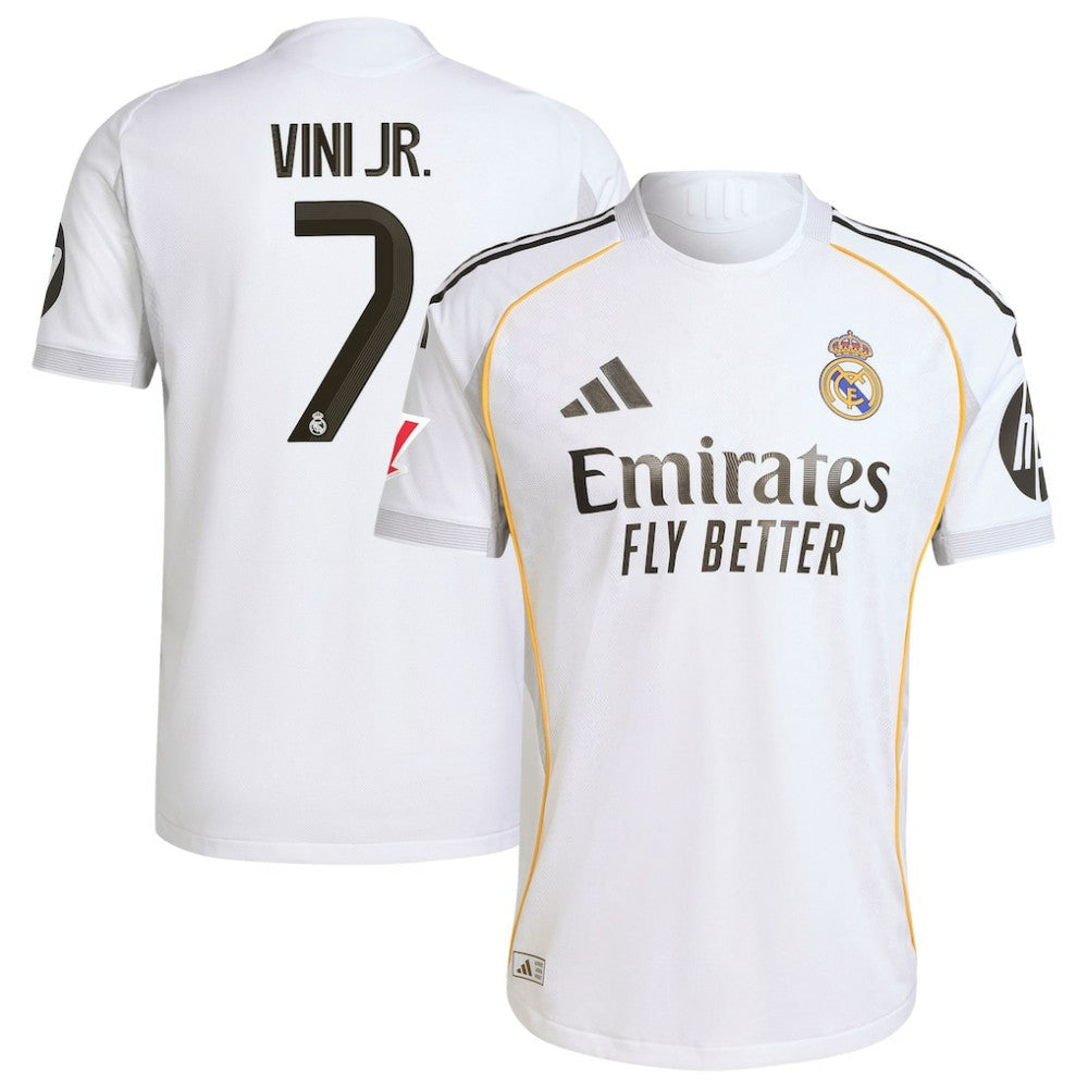 Adidas Vini Jr. Real Madrid 2025/26 Home Jerseys - White