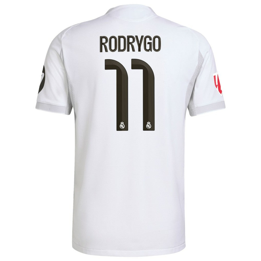 Adidas Rodrygo Real Madrid 2025/26 Home Jerseys - White