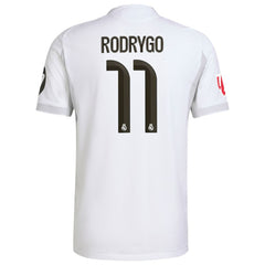 Adidas Rodrygo Real Madrid 2025/26 Home Jerseys - White