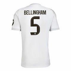 Adidas Jude Bellingham Real Madrid 2025/26 Home Replica Jerseys - White