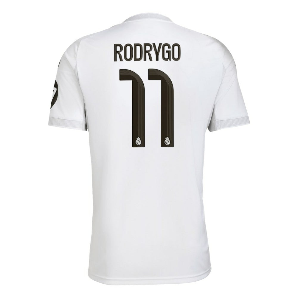 Adidas Rodrygo Real Madrid 2025/26 Home Replica Jerseys - White