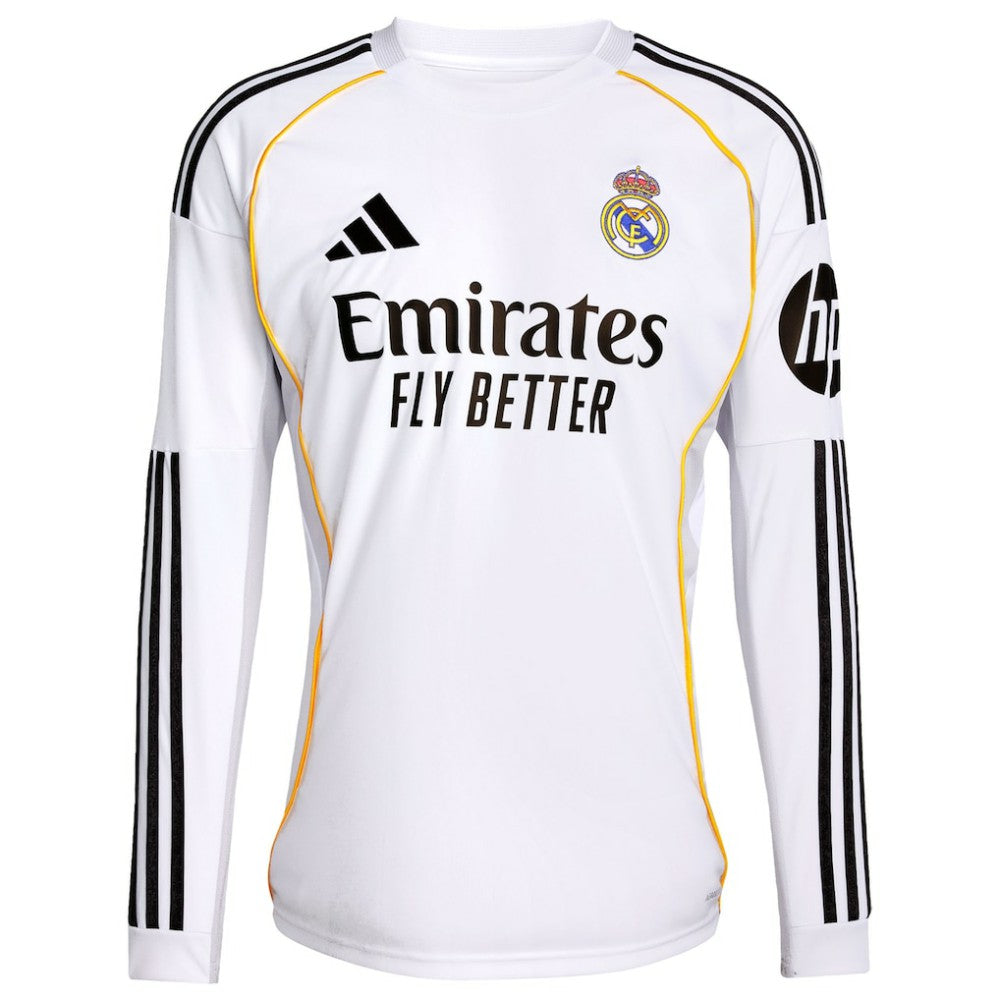 Adidas Rodrygo Real Madrid 2025/26 Home Replica Jerseys - White