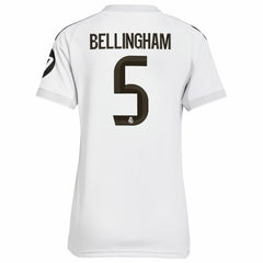 Adidas Jude Bellingham Real Madrid Women's 2025/26 Home Replica Jerseys - White