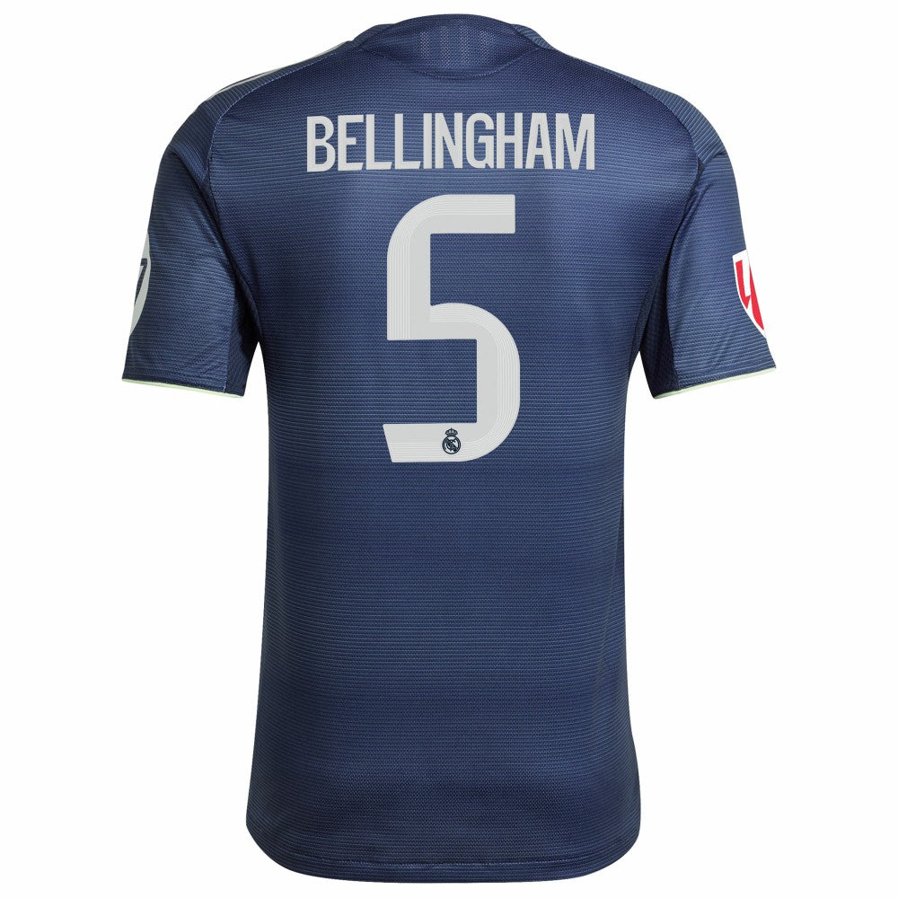 Adidas Jude Bellingham Real Madrid 2025/26 Away Player Jerseys - Blue